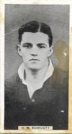 1930 Wills's British Rugby Players #43 Harry Bowcott Front